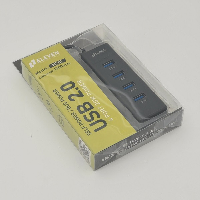 هاب 4 پورت USB 2.0 ایلون مدل H201