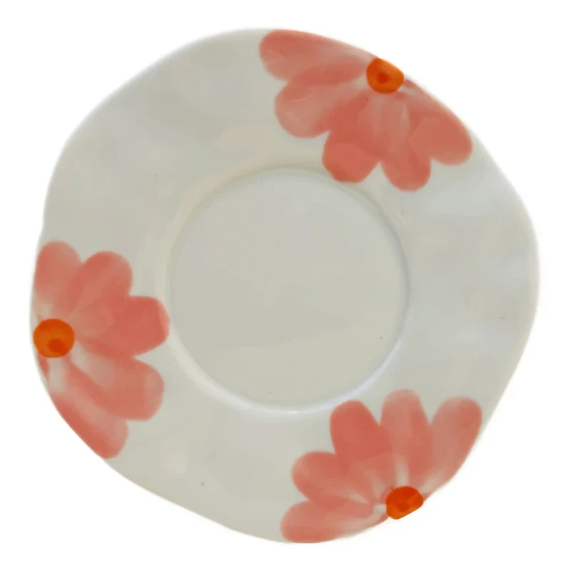 سرویس چای خوری 2 پارچه 1 نفره مدل Flower کد 131