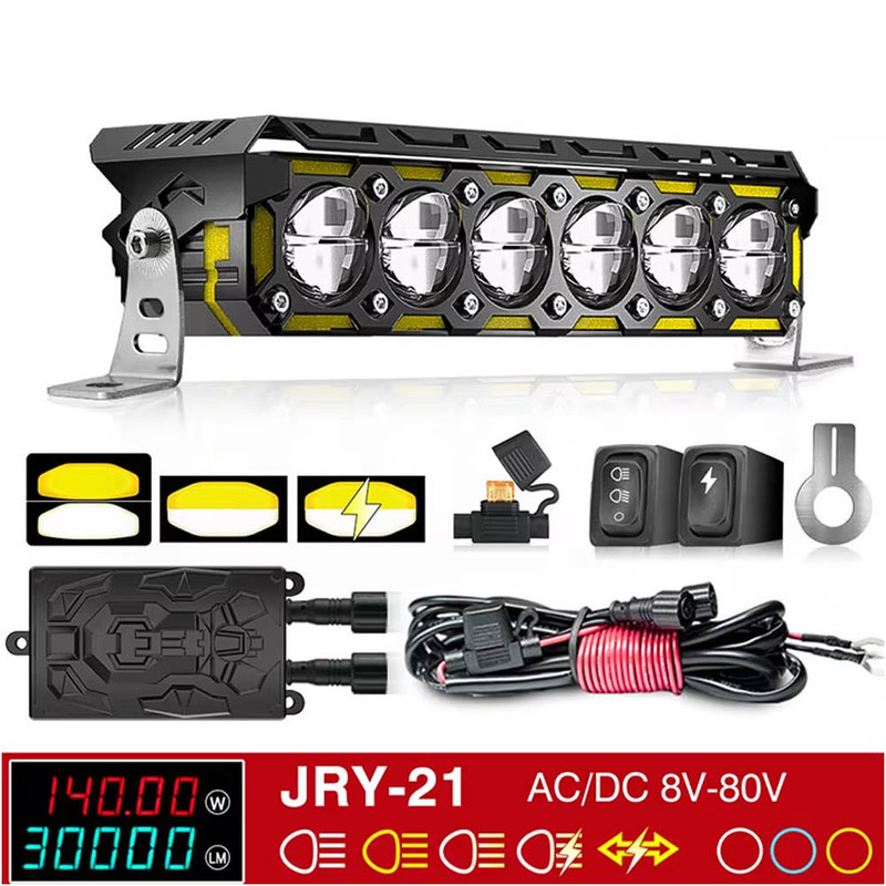 پروژکتور آفرود 6 لنز مدل JRY-21 کد 1875