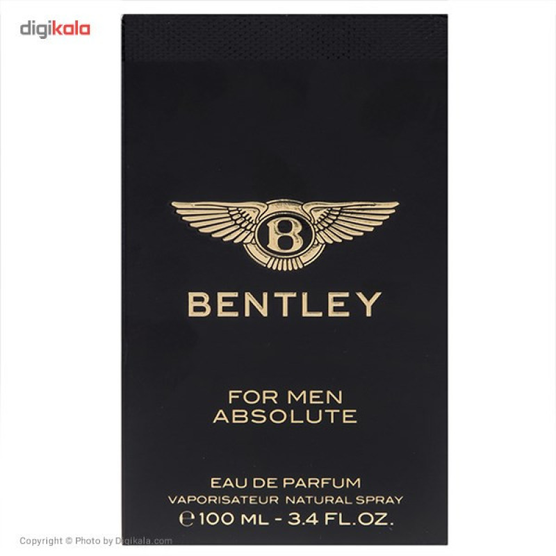 ادو پرفیوم مردانه بنتلی مدل For Men Absolute حجم 100 میلی لیتر
