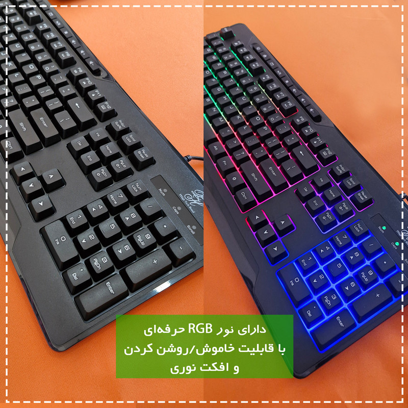 کیبورد گیمینگ پی های تک مدل X260