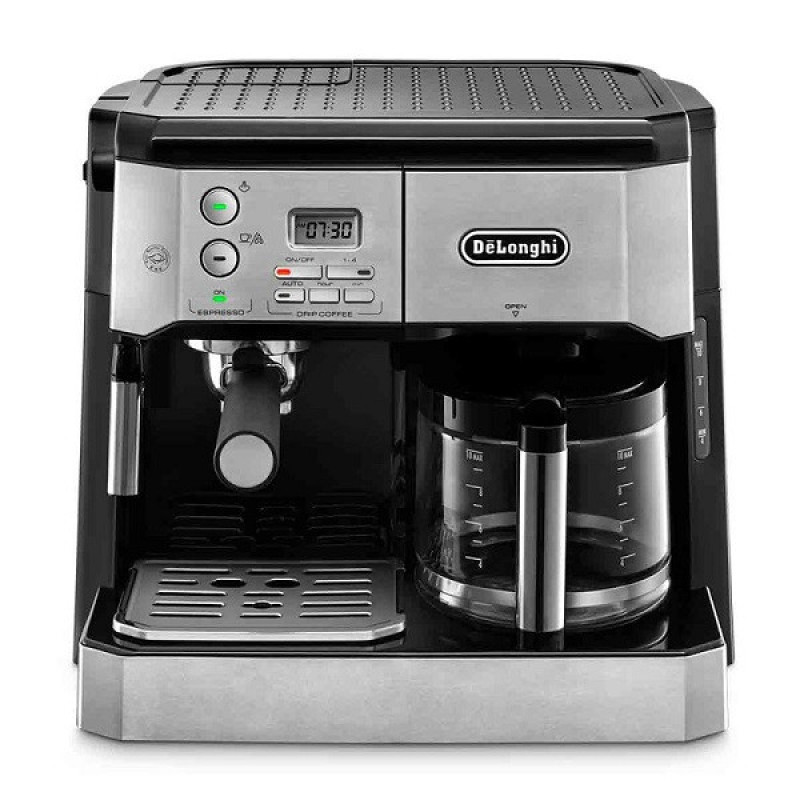 اسپرسوساز صنعتی 1200 میلی‌لیتری دلونگی مدل BCO431.S با مصرف پودر قهوه، مناسب تهیه اسپرسو، کافه لاته، کاپوچینو و فرانسه، دارای 2 عدد نازل قهوه، تنظیم میزان بخاردهی