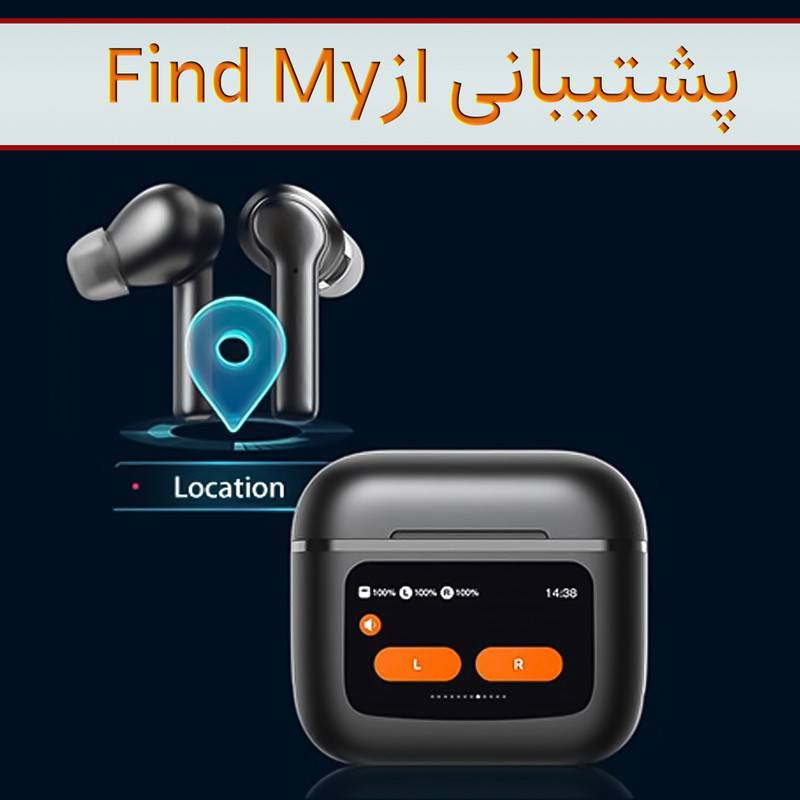 هدفون بلوتوثی لوکسار مدل T68 Pro با نویز کنسلینگ فعال (ANC)، نویز کنسلینگ میکروفون (ENC)، قابلیت پخش صدای محیطی (Transparency)، درگاه شارژ USB Type-C، دارای نمایشگر روی محفظه شارژ، پشتیبانی از فرمان لمسی، مقاوم در برابر رطوبت و عرق، استاندارد ضد آب IPX4