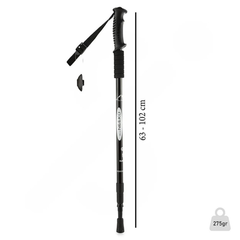 عصای کوهنوردی آل نیکو مدل ALL-TREKING666 بسته دو عددی