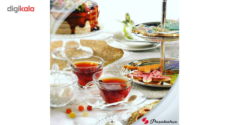 ست فنجان و نعلبکی پاشاباغچه مدل Penguen کد 98396 بسته 6 عددی