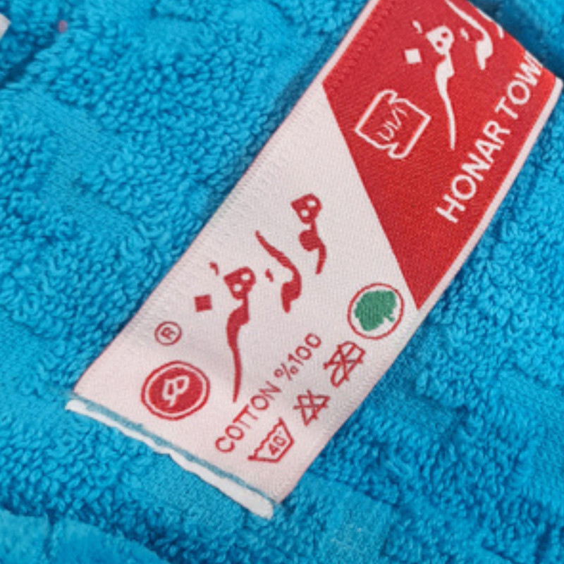 حوله دست و صورت حوله هنر مدل ورساچه سایز 75x38 سانتی‌متر