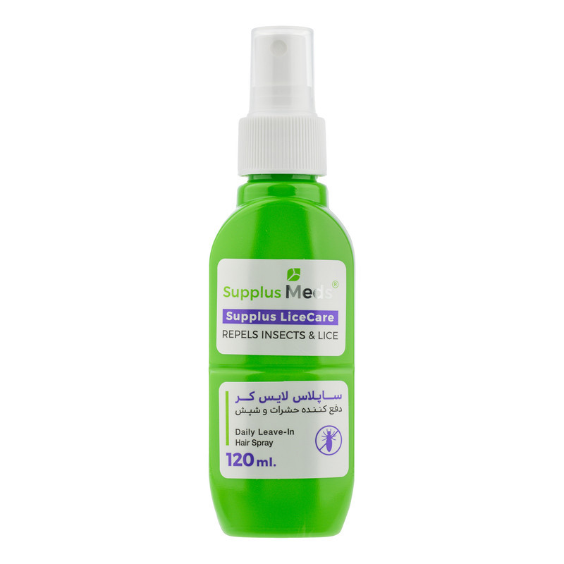 اسپری دور کننده حشرات ساپلاس مدز مدل SLC-001 Insects & Lice مناسب انواع پوست حجم 120 میلی‌لیتر