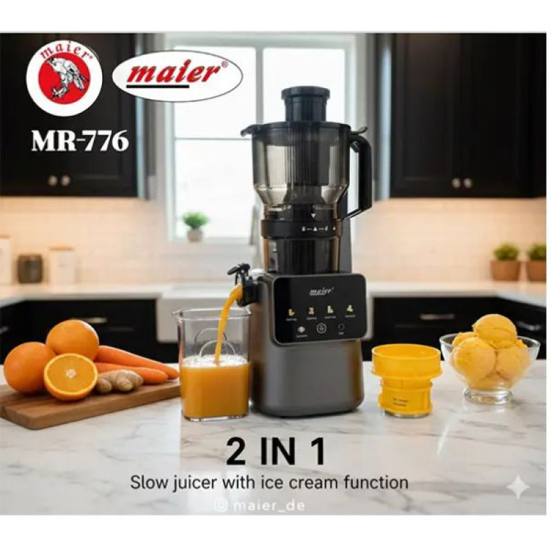 عصاره گیر و بستنی ساز 1200 وات مایر مدل MR776