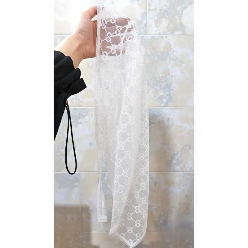 دستمال سر و گردن مدل دورگ توری کد gcw