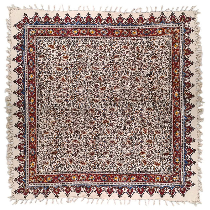 رومیزی قلمکار دن هوم طرح بته سنتی کد T.120
