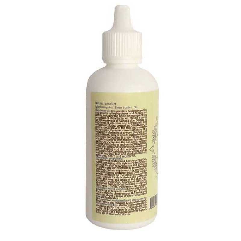 روغن تقویت کننده مو ابرو ریش و سبیل مرهم یاب مدل شی باتر حجم 80 میلی لیتر