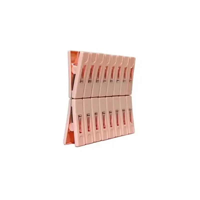 گیره لباس لیمون مدل پلاستیکی کد HS1466 مجموعه 16 عددی