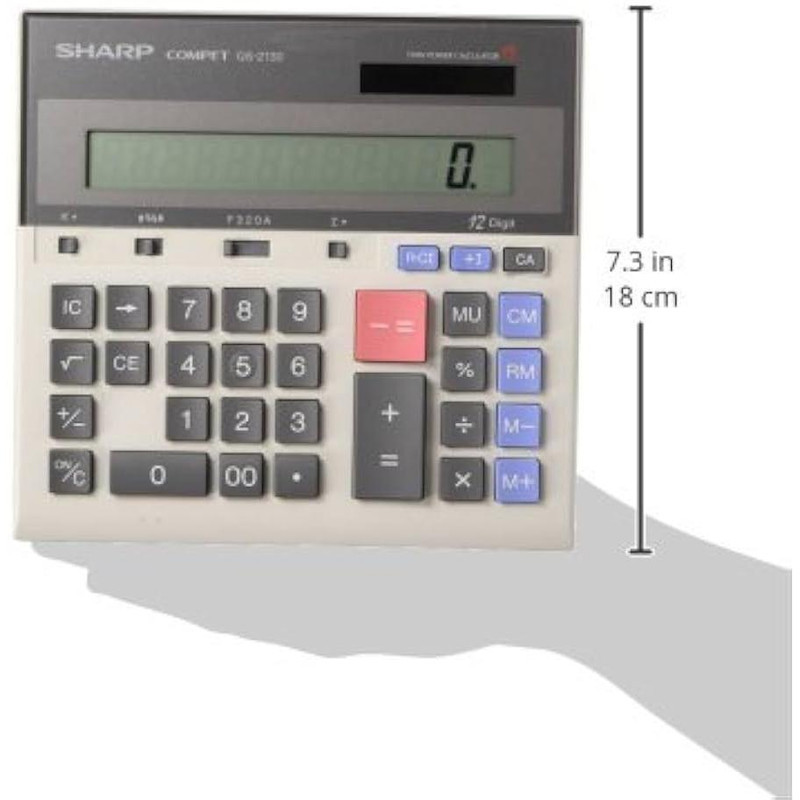 ماشین حساب شارپ مدل CS-2130 کد AT-125-1