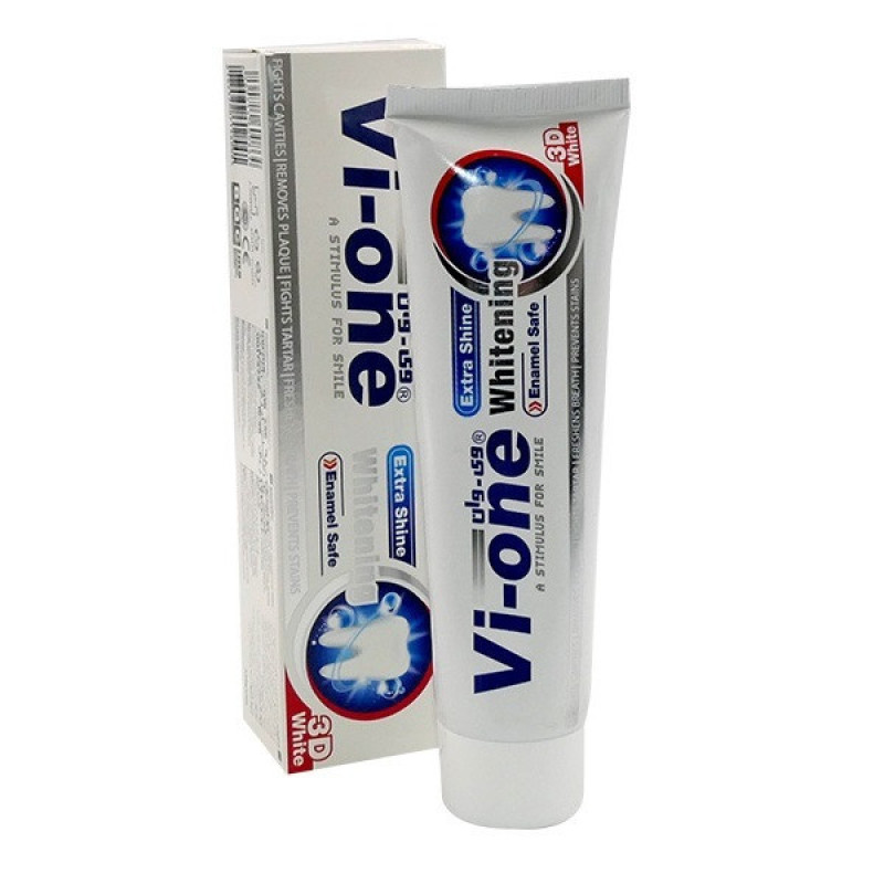 خمیر دندان وی وان مدل Whitening 3D حجم 90 میلی لیتر مجموعه 2 عددی