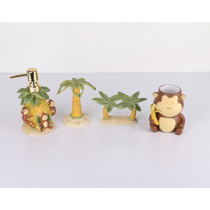 ست سرویس بهداشتی 4 پارچه پیسو مدل Monkey