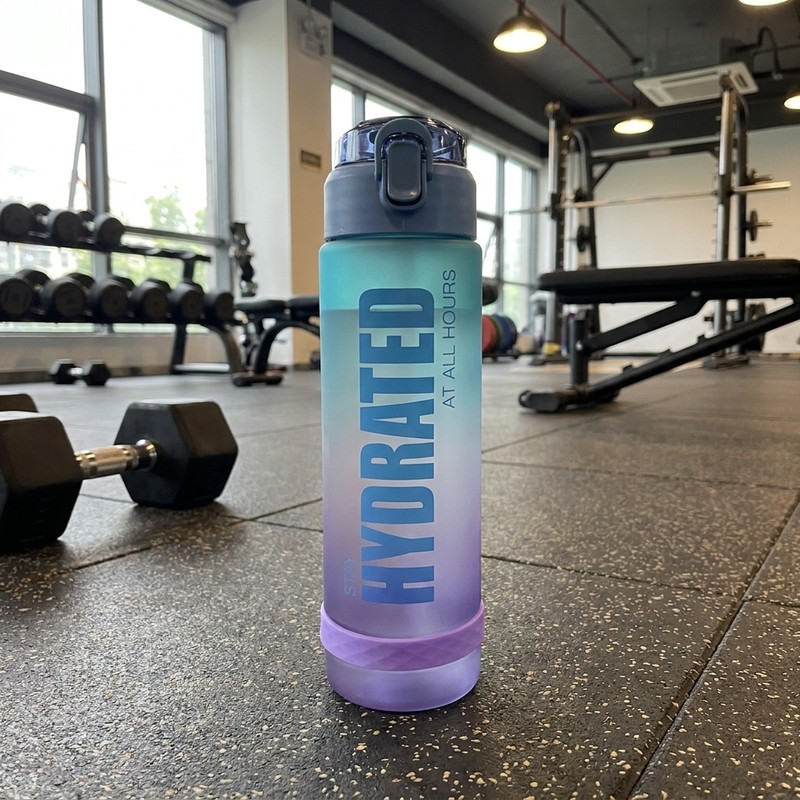 قمقمه ورزشی مدل HYDRATED گنجایش 0.8 لیتر