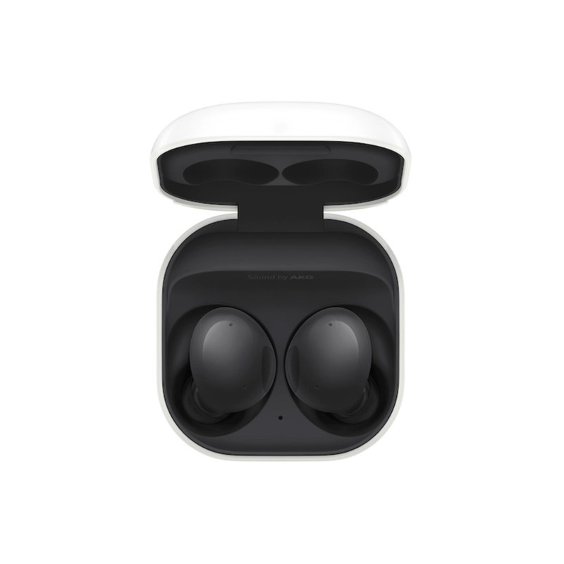 هدفون بلوتوثی سامسونگ مدل Galaxy Buds 2 با نویز کنسلینگ فعال (ANC)، درگاه شارژ USB Type-C، دارای میکروفون داخلی و دو میکروفون خارجی، مقاوم در برابر رطوبت و عرق