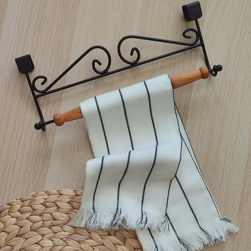 آویز حوله مدل کابینتی چوبی کد HS1