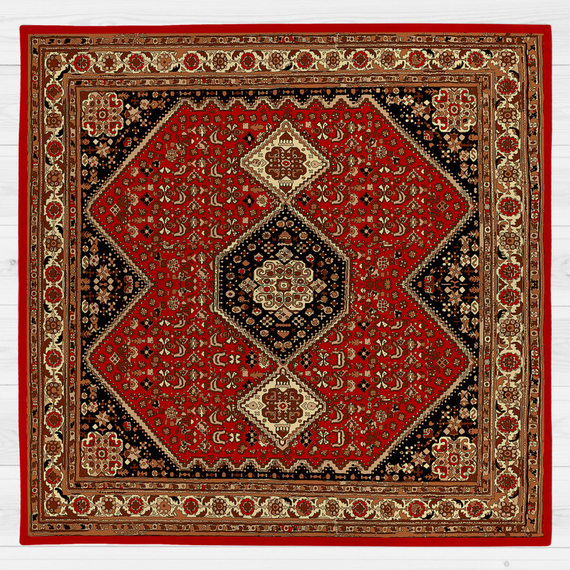 رومیزی طرح قالی کد 973