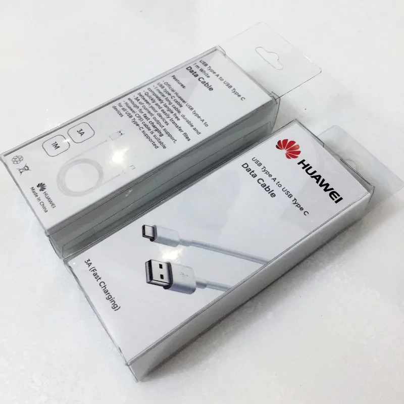 کابل تبدیل USB به USB-C هوآوی مدل 3 آمپر طول 1 متر