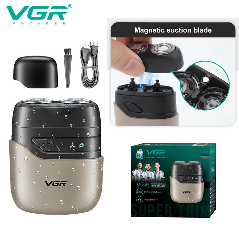 ماشین اصلاح موی صورت وی جی ار مدل v-345