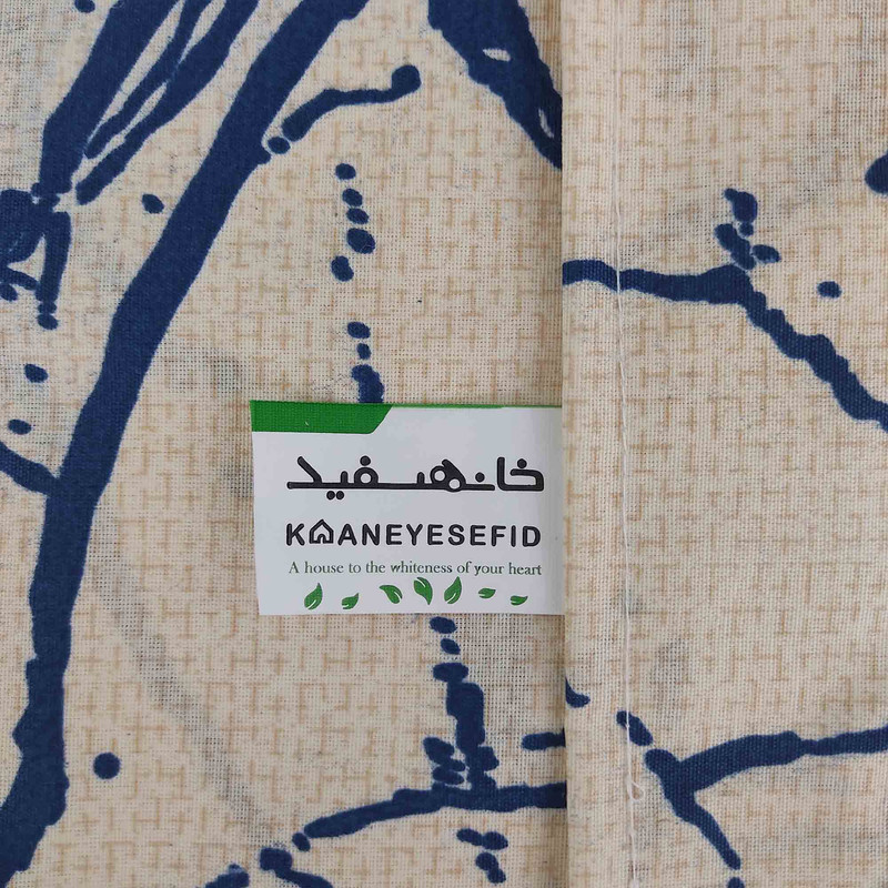 روکش لحاف خانه سفید مدل گرانیت دو نفره سایز 220x200 سانتی متر