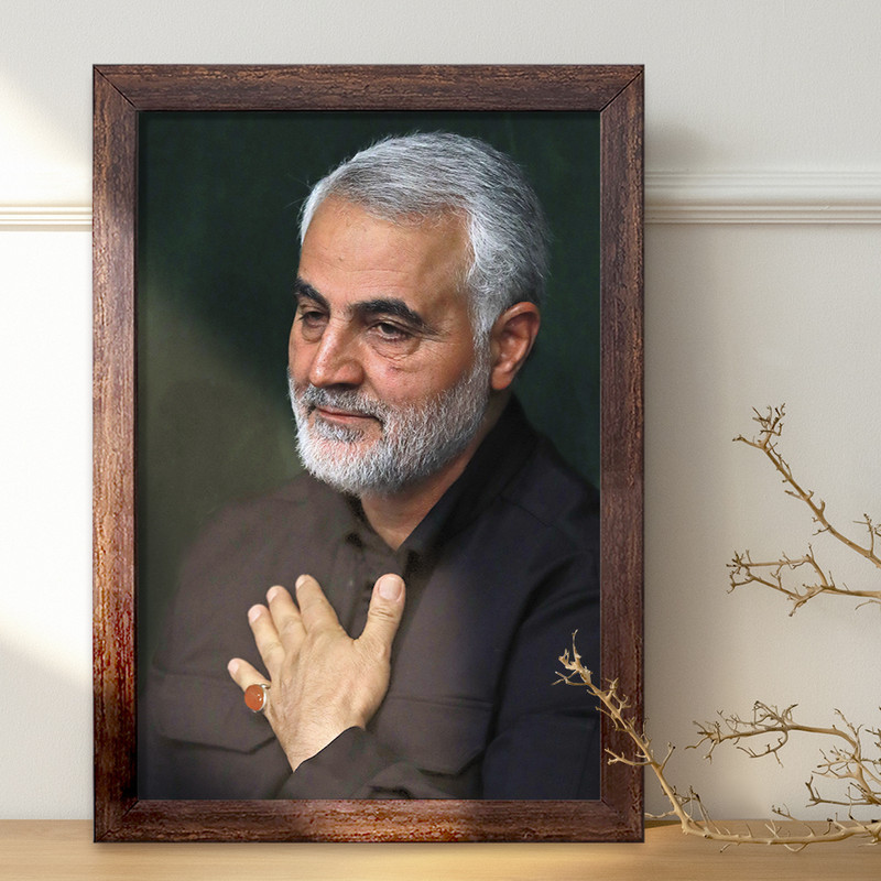 تابلو خندالو طرح شهید سپهبد حاج قاسم سلیمانی  کد 2620