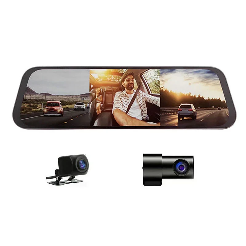 دوربین فیلم برداری ثبت وقایع خودرو مدل آینه‌ای لمسی RoadLens-WS8