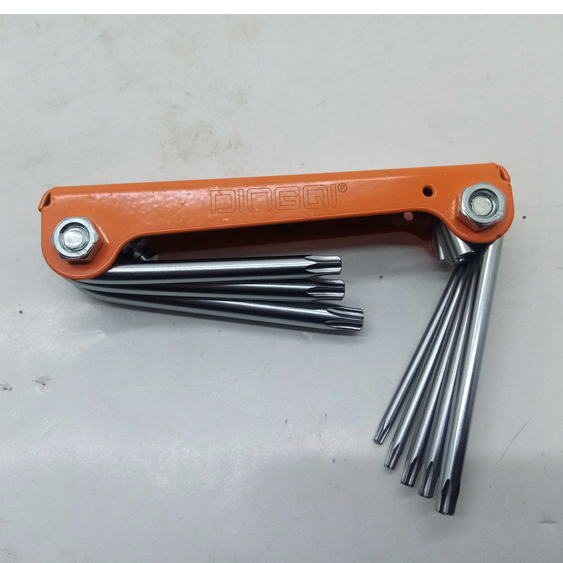 آچار آلن ستاره ای دینگشی مدل DF845S مجموعه 8 عددی