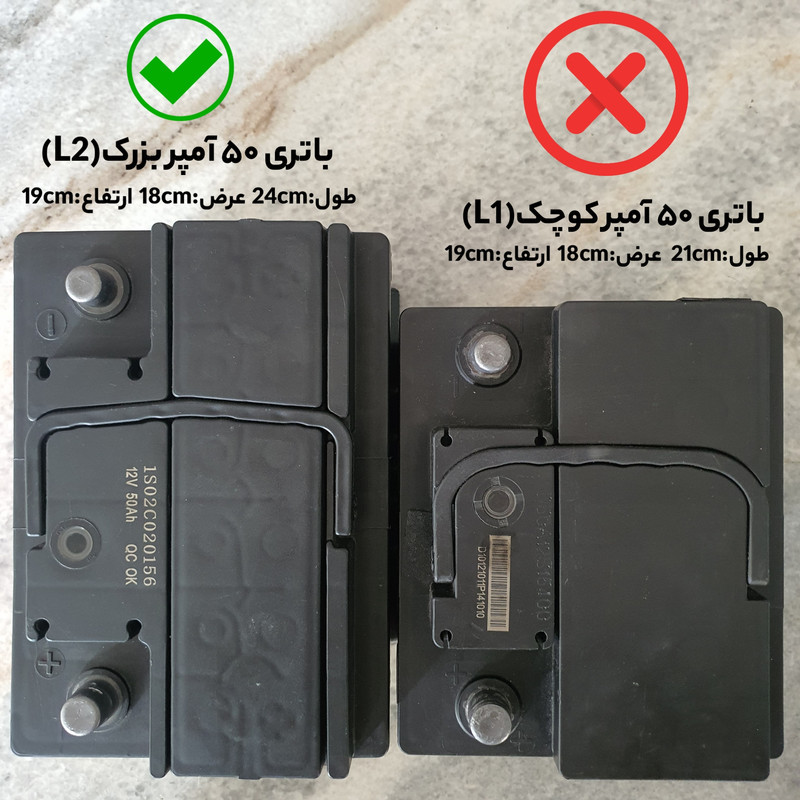 محافظ و کاور باتری خودرو مدل L2