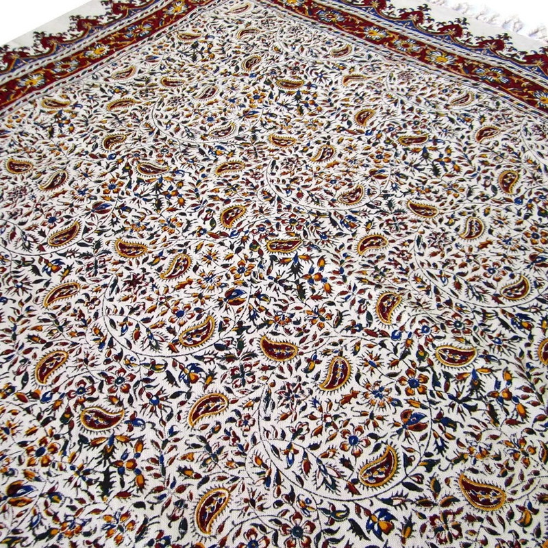 رومیزی قلمکار دن هوم طرح بته سنتی کد T.120