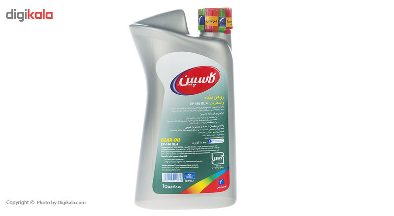 روغن گیربکس خودرو کاسپین مدل EP-140 GL4 حجم 950 میلی لیتر