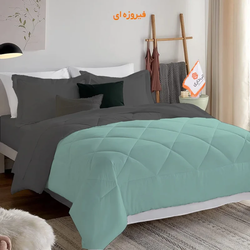 لحاف چیداری مدل دورو دونفره سایز 220x240 سانتی متر