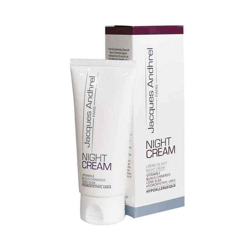 کرم آبرسان و مغذی شب ژاک آندرل پاریس مدل NIGHT CREAM حجم 60 میلی لیتر