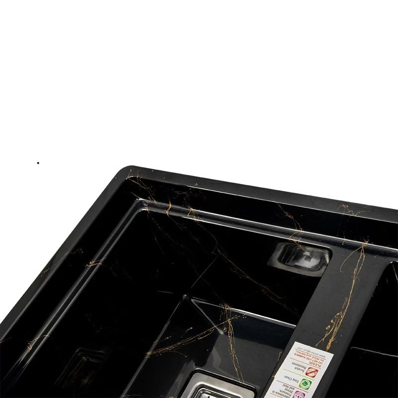 سینک ظرفشویی گرانیت توکار دو لگنه مدل 120mrt