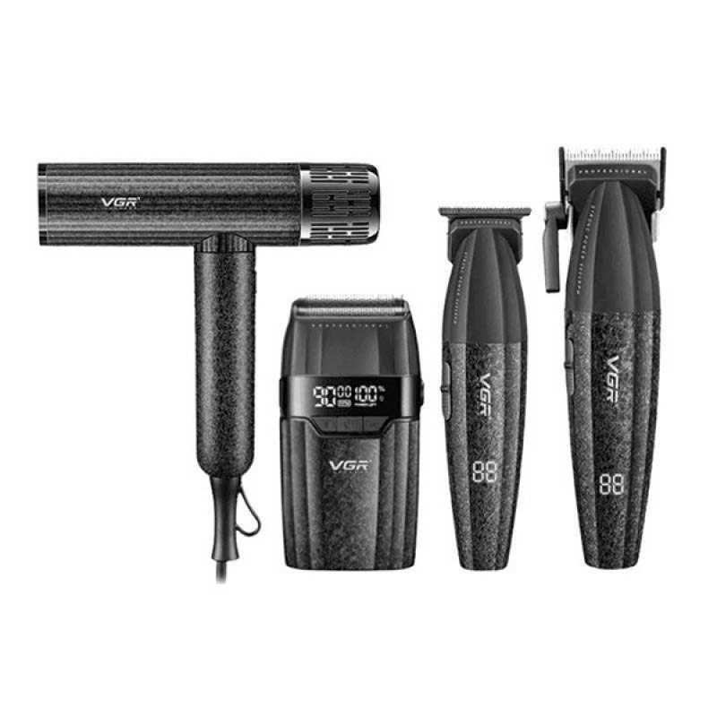 ماشین اصلاح موی سر و صورت شارژی وی جی ار مدل v-640 s4 in 1