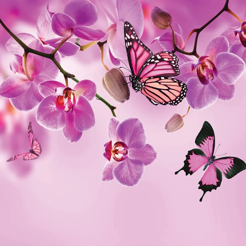 استیکر کاشی مدل nature 03 بسته 10عددی