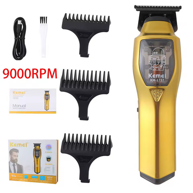 ماشین اصلاح موی سر و صورت شارژی کیمی مدل km-1737