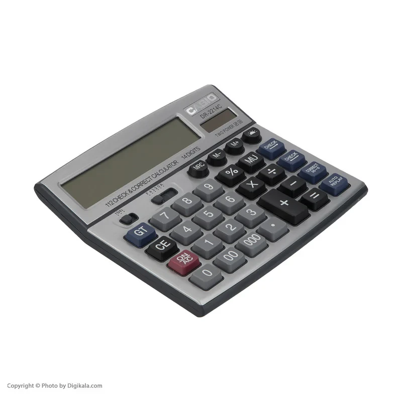 ماشین حساب کاسیو مدل DR-2214C