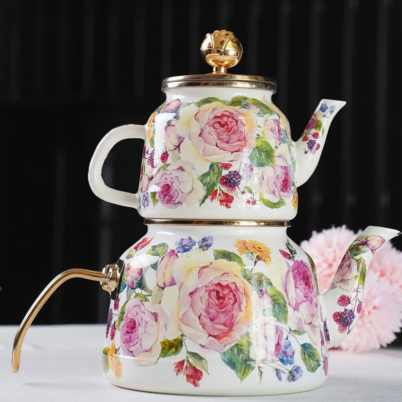 ست کتری و قوری میس بتی مدل ROSE DELUXE