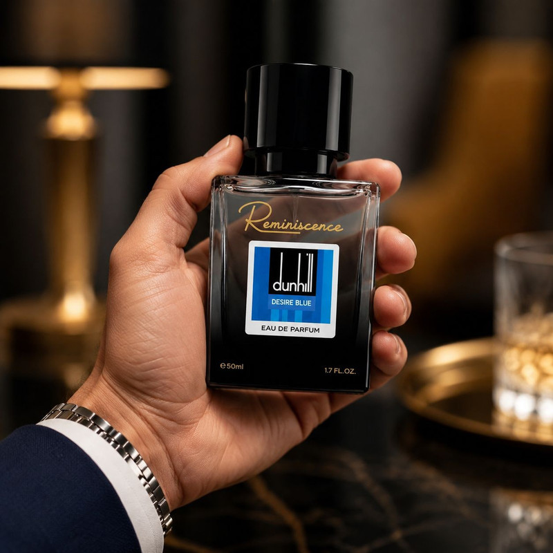 ادو پرفیوم مردانه رمینیسنس مدل Dunhill Desire Blue با رایحه ترش و مرکباتی حجم 50 میلی لیتر