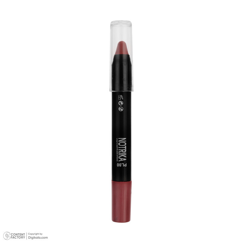 رژ لب مدادی مات نوتریکا مدل Long Wear شماره PL80