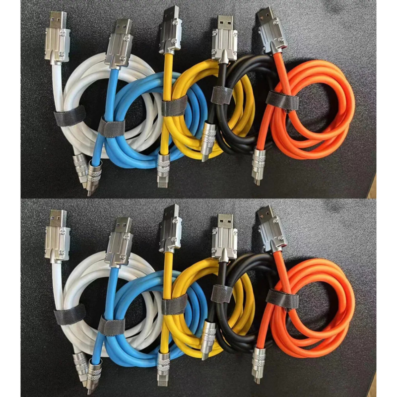 کابل تبدیل USB به USB-C اچ تی ام مدل 6A طول 1.2متر