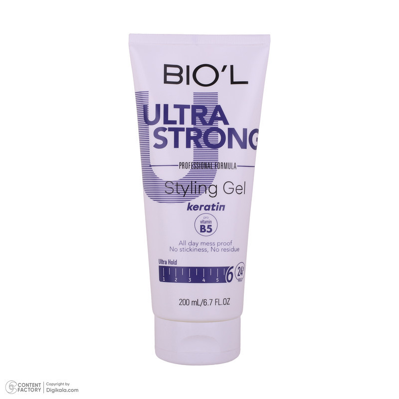 ژل حالت دهنده مو بیول مدل ULTRA STRONG حجم 200 میلی لیتر