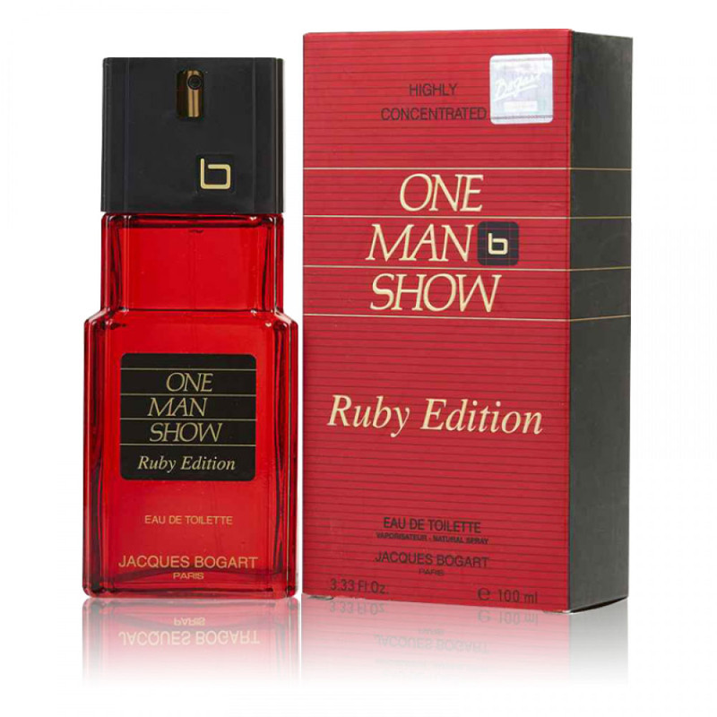 ادو تویلت مردانه ژاک بوگارت مدل One Man Show Ruby Edition حجم 100 میلی لیتر