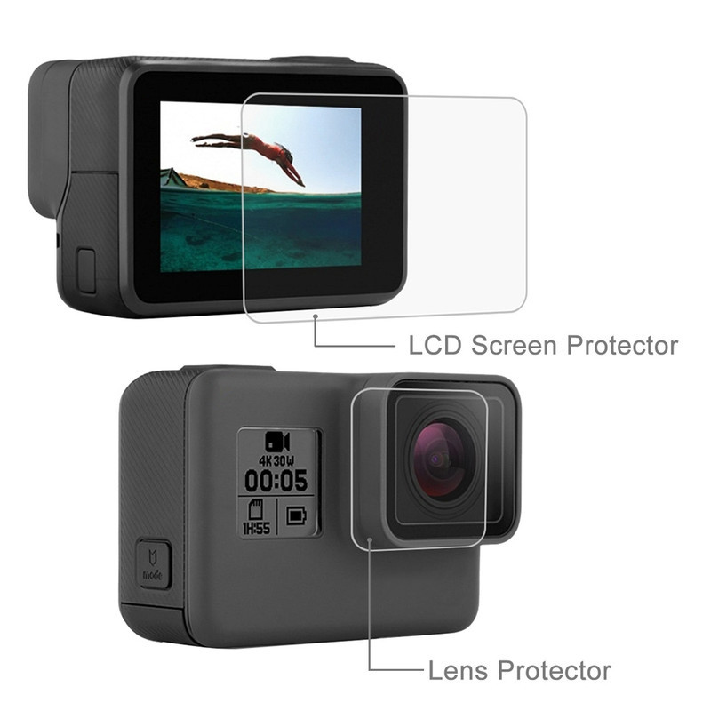 محافظ صفحه نمایش پلوز مدل PU192 مناسب برای دوربین ورزشی گوپرو Hero 7