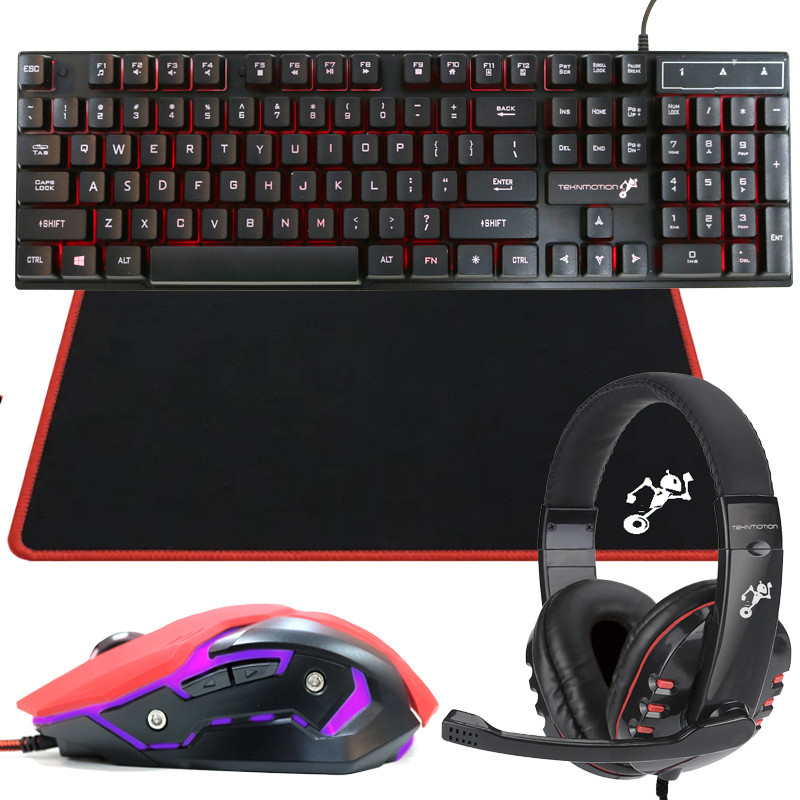 ست گیمینگ تکنو میشن مدل BUNDLE_4_IN_1_BACKLIT