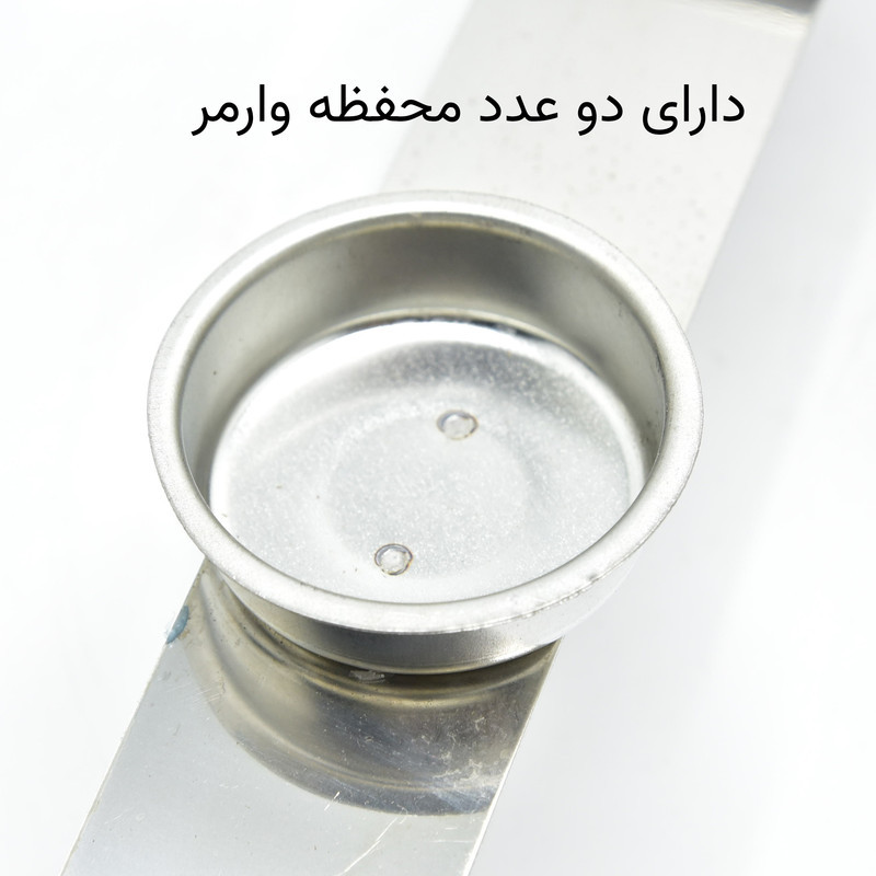 سوفله‌خوری 3 لیتری استیل، مناسب سرو و پذیرایی، شستشو با دست