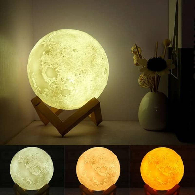 چراغ خواب مدل کره ماه کد MOON14