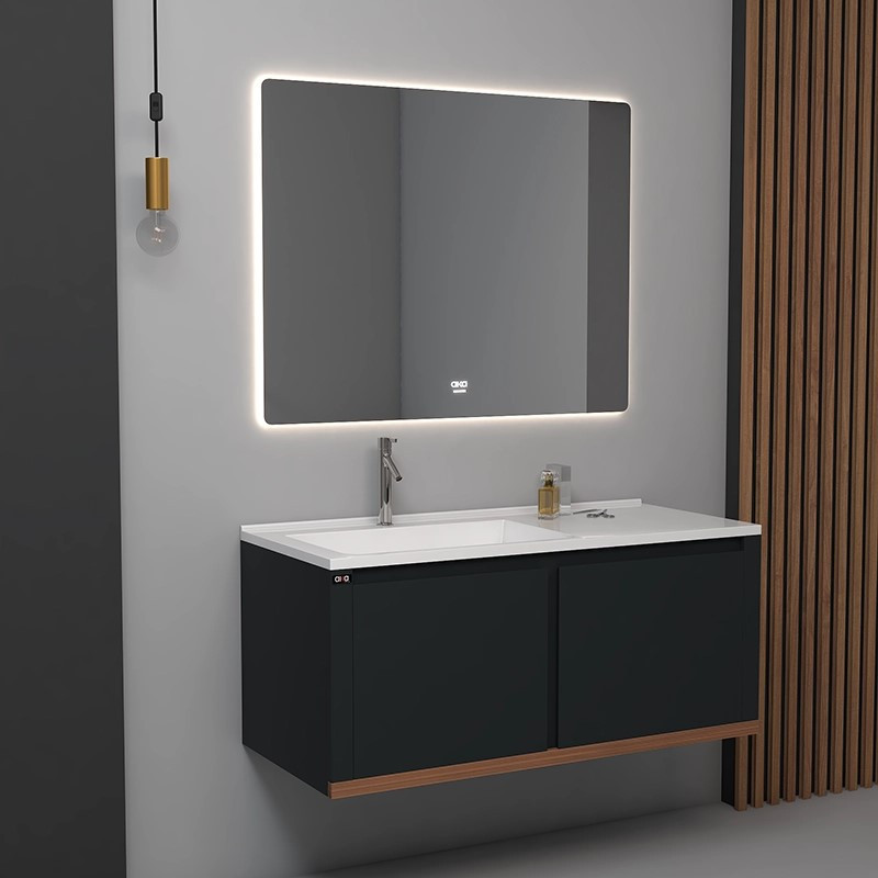 ست کابینت و روشویی آلکا مدل 5010 به همراه آینه بک لایت